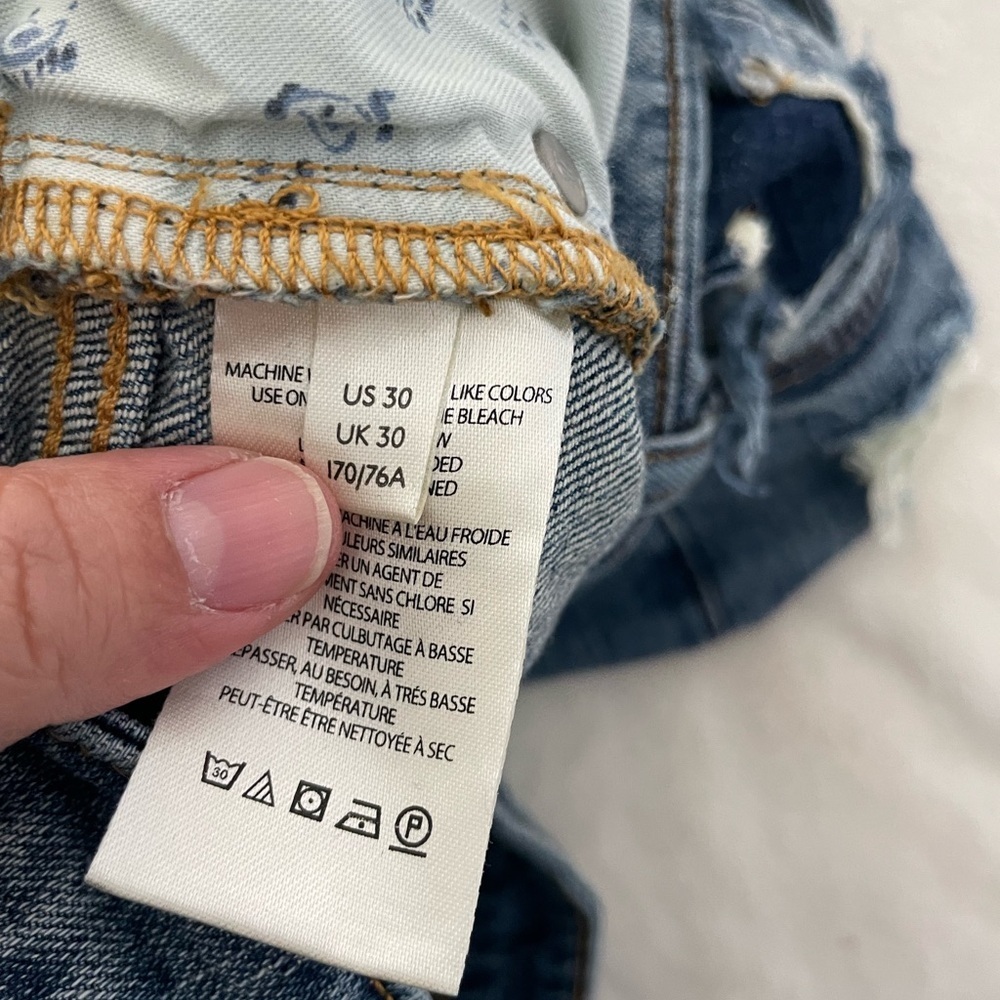 Pilcro Blue Distressed Women Jeans - Picture 7 of 11